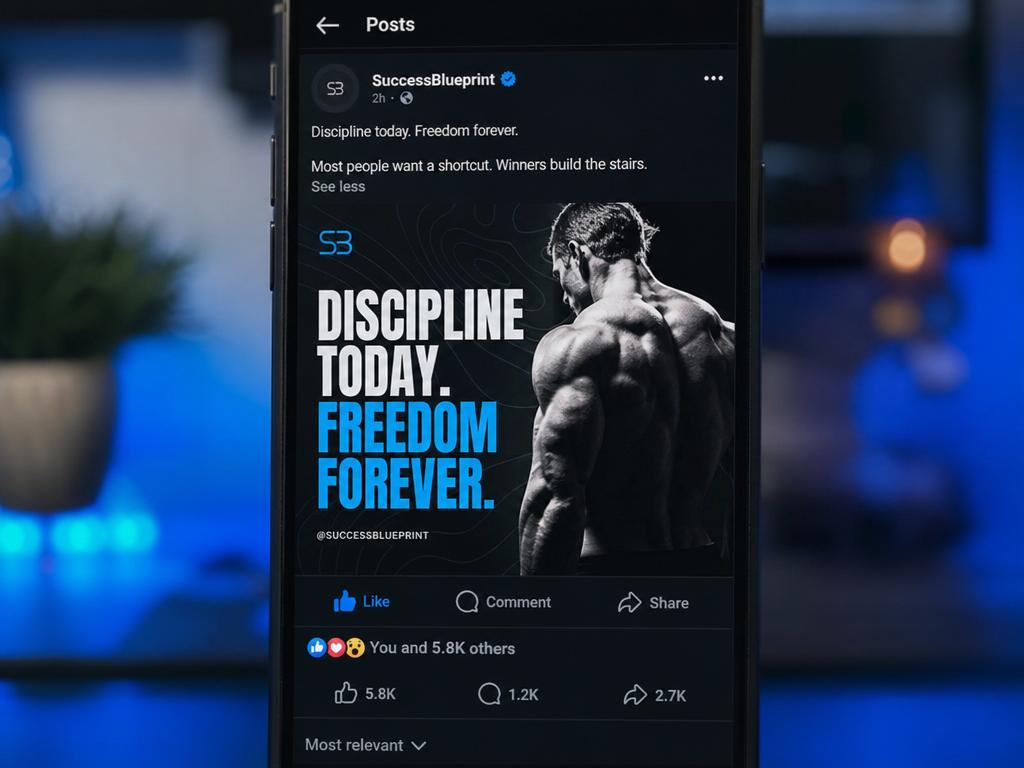 Example of a high-engagement social media post